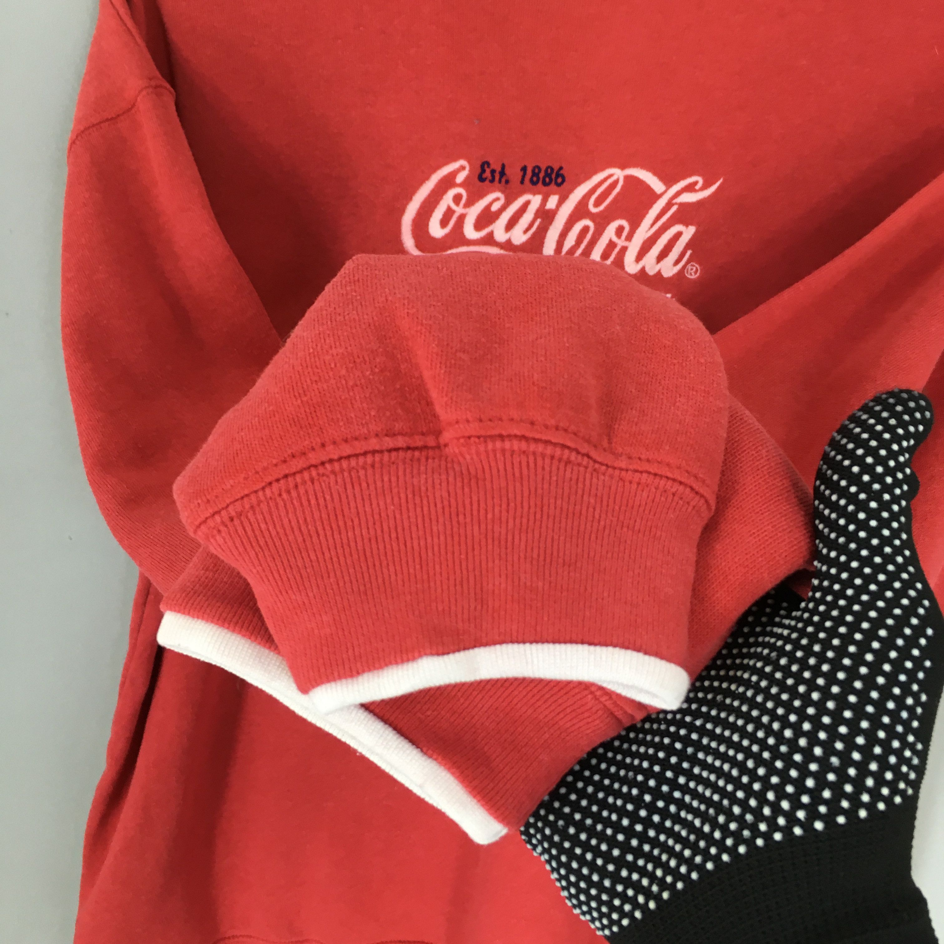 Coca Cola × Vintage Vintage Coca Cola Carbonated Drink Sweatshirt XLarge Size US XL / EU 56 / 4 - 4 Thumbnail
