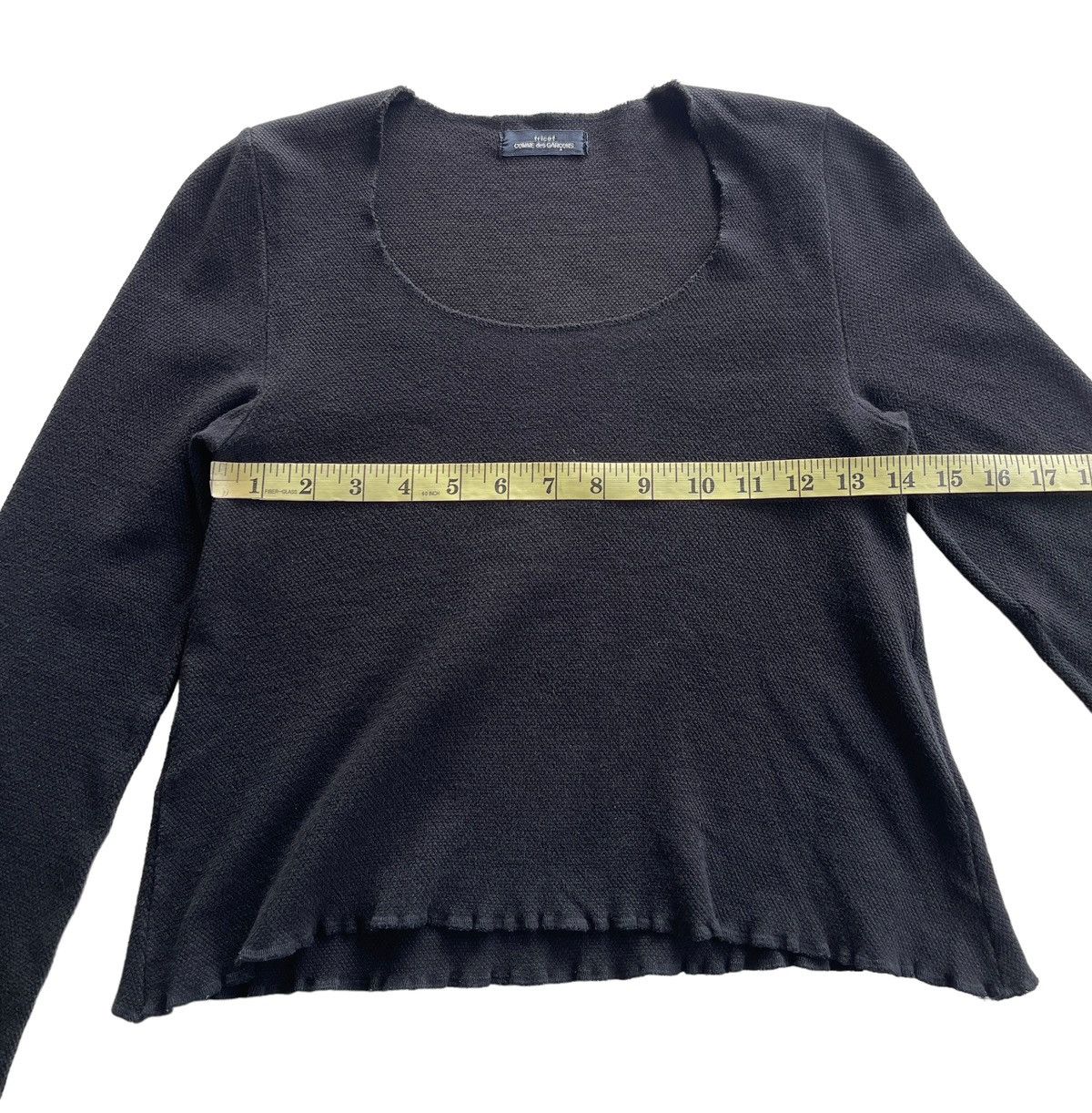 Tricot Comme des Garcons Tricot Comme Des Garcons Cropped Top Shirt Size S / US 4 / IT 40 - 6 Thumbnail