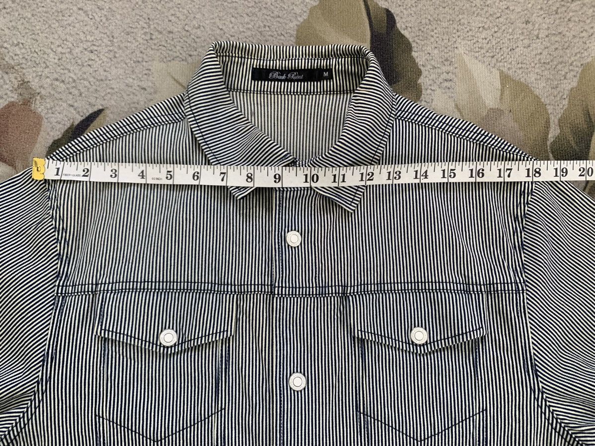 Japanese Brand Hickory Stripes Back Point Jacket Size US M / EU 48-50 / 2 - 12 Thumbnail