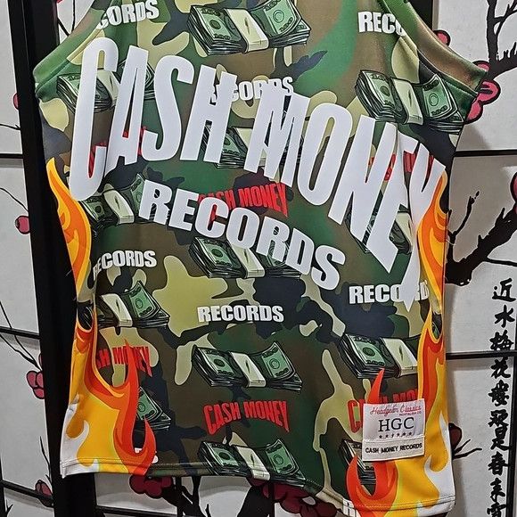 Other Cash Money Records Camo Basketball Jersey Size Large NWT Size US L / EU 52-54 / 3 - 3 Thumbnail