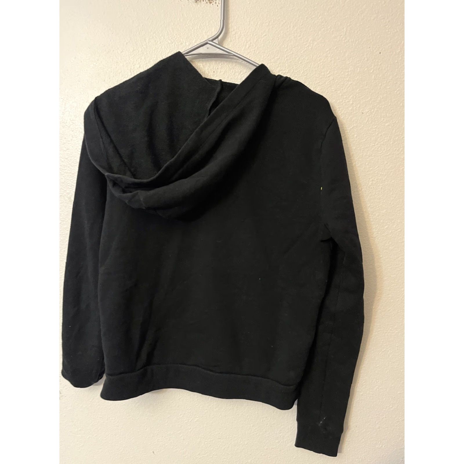 Victoria's Secret PINK Victoria's Secret Full Zip Hoodie Women's Size S Black Logo No Drawstring Size S / US 4 / IT 40 - 3 Thumbnail
