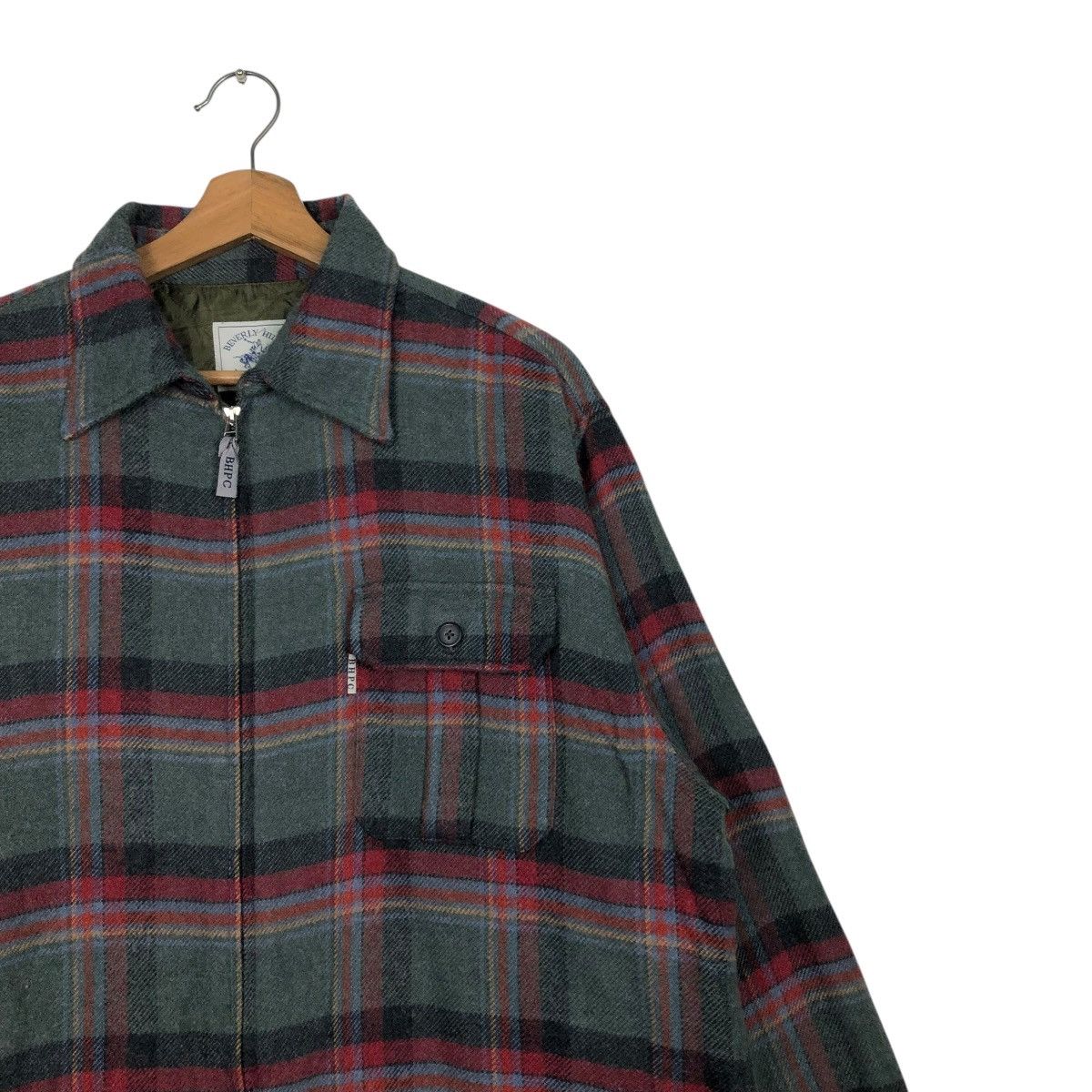 Japanese Brand 🔥VINTAGE CHORE WORK JACKET TARTAN DESIGN BEVERLY HILLS POLO Size US L / EU 52-54 / 3 - 8 Thumbnail