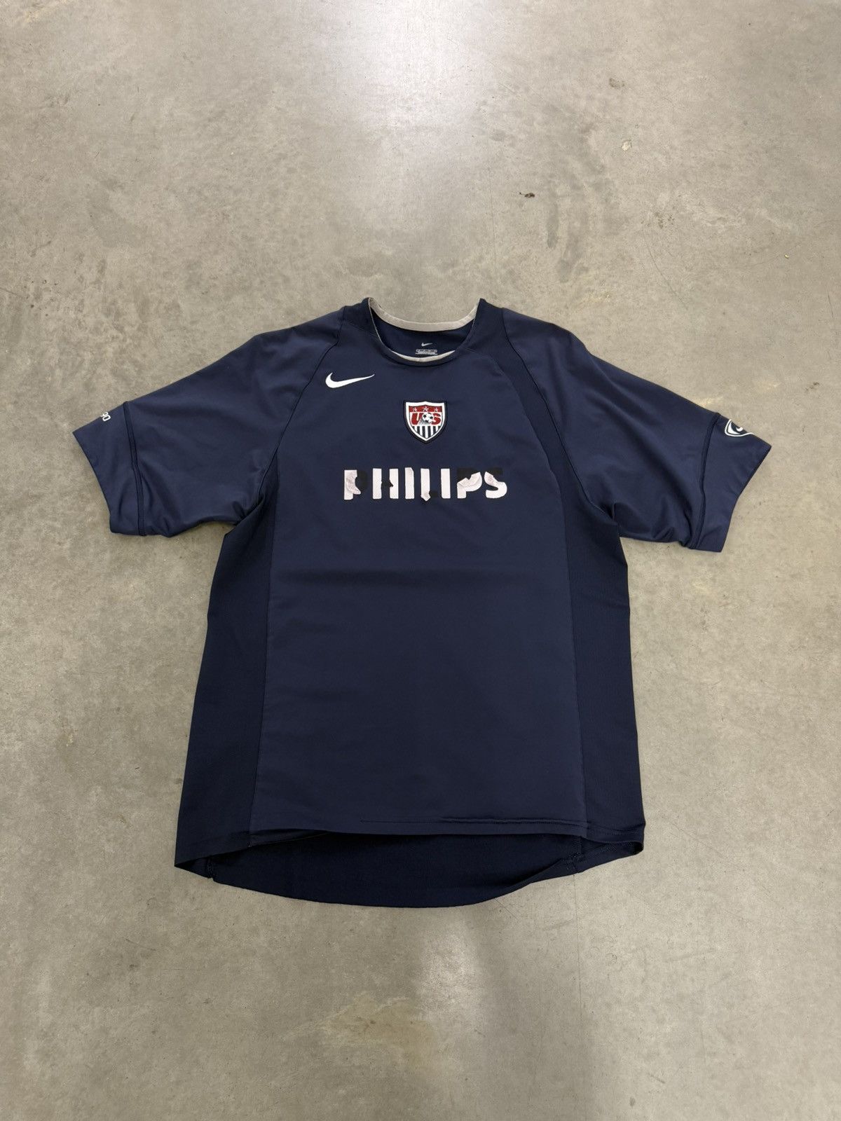 Nike USA National Team Nike T90 Soccer Jersey 2004 Navy Small Size US S / EU 44-46 / 1 - 1 Thumbnail