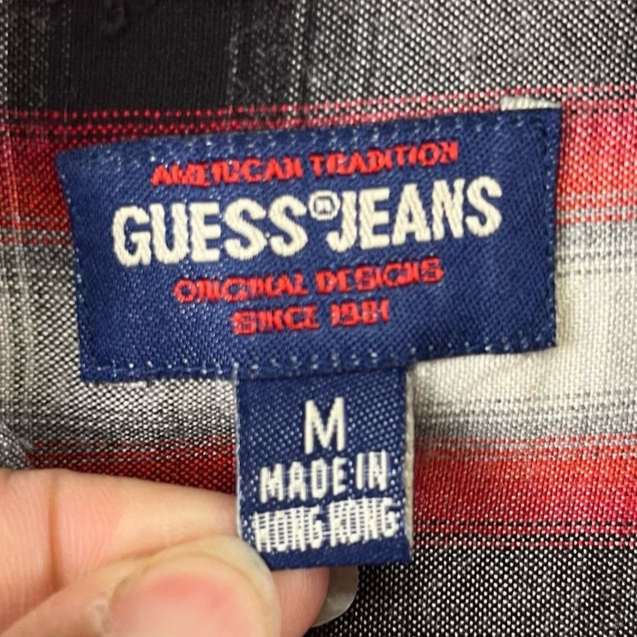 Guess Vintage Guess Made in USA Plaid Button Down Shirt Medium Size US M / EU 48-50 / 2 - 9 Thumbnail