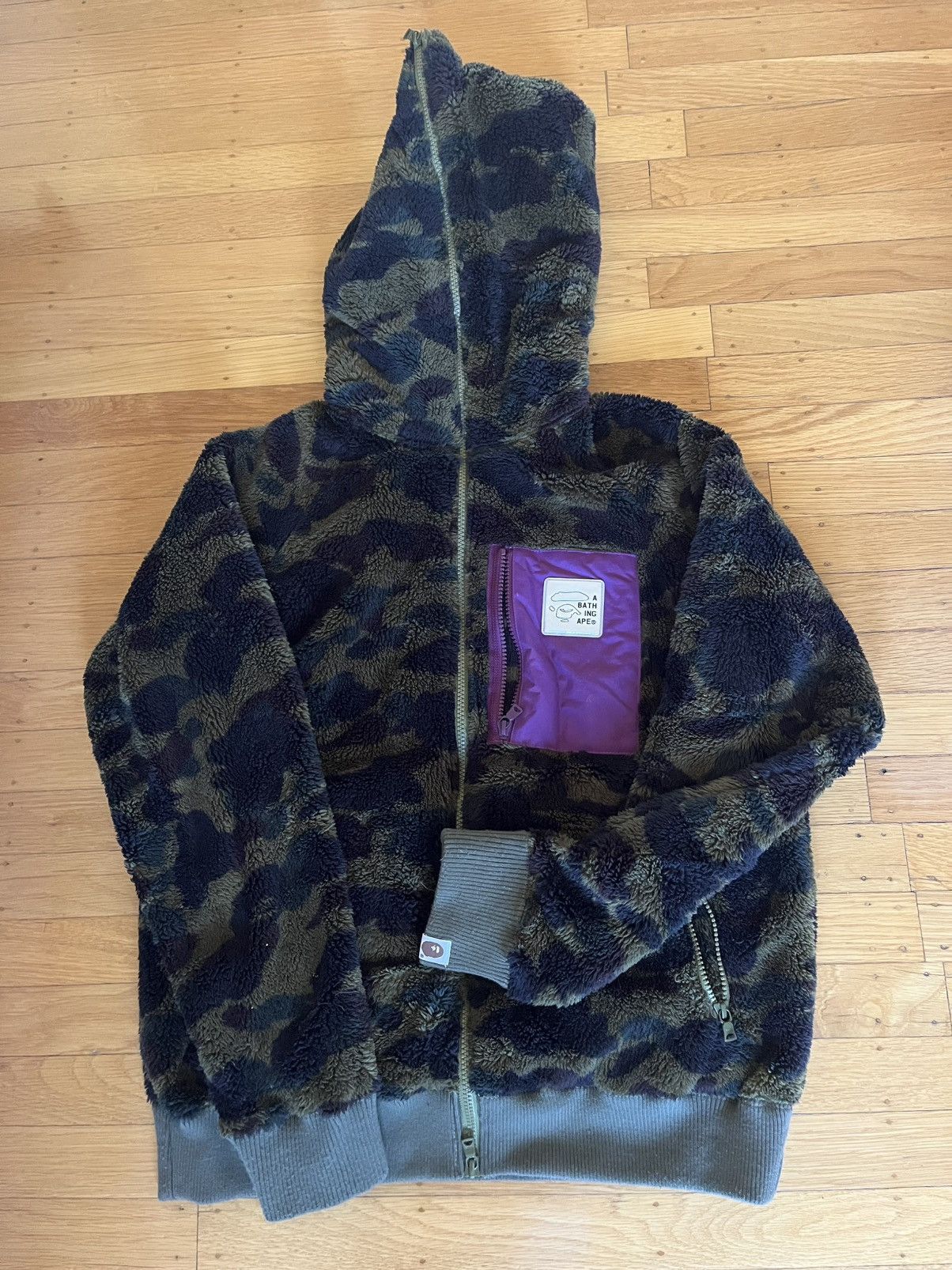 Bape Bape Camo Boa Full-Zip Hoodie Size US M / EU 48-50 / 2 - 1 Thumbnail