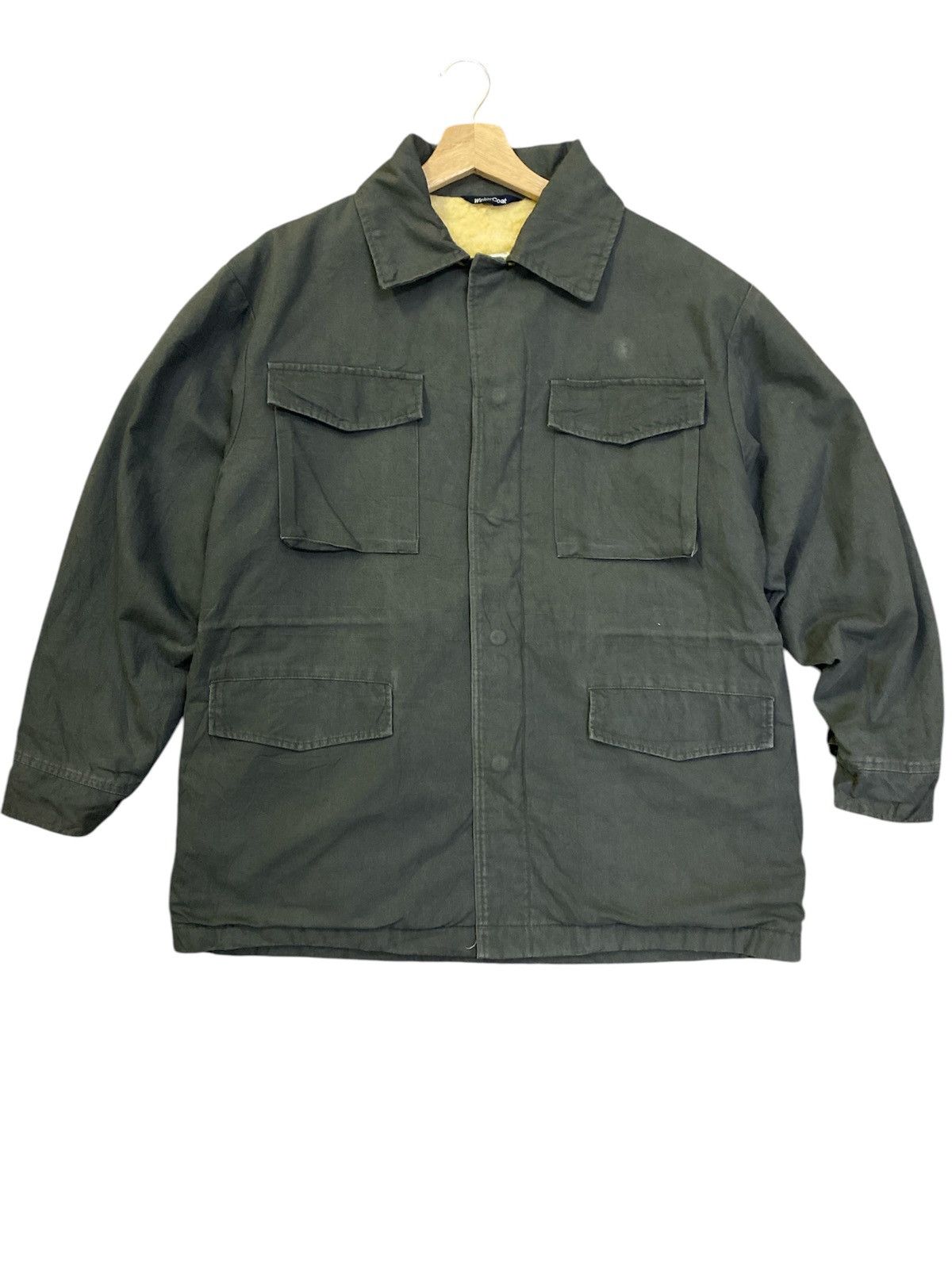 Vintage Vintage Military Style Winter Jacket Size US L / EU 52-54 / 3 - 1 Thumbnail