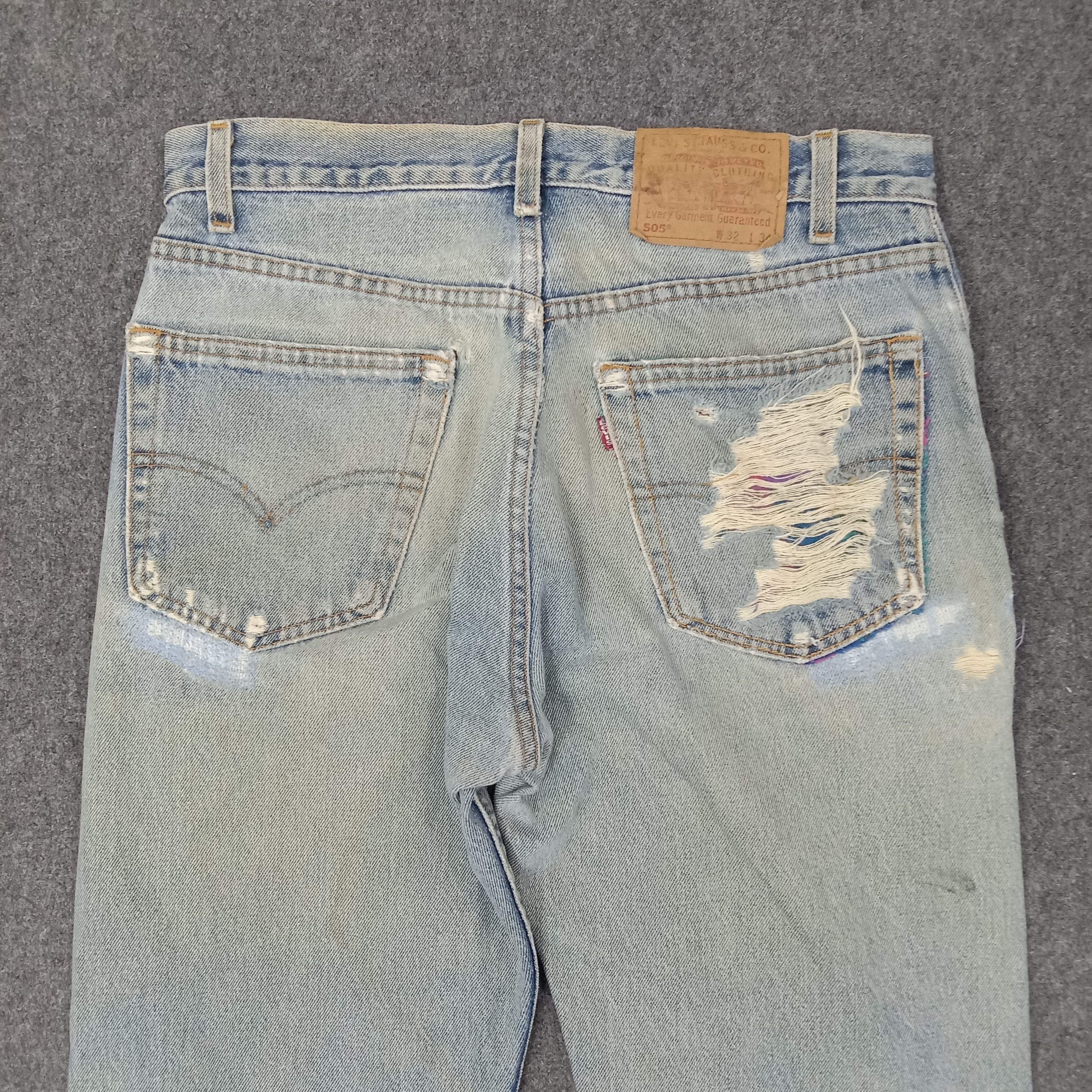 Levi's Levi's American Style Distressed Denim Jeans C228N19 Size US 32 / EU 48 - 9 Thumbnail