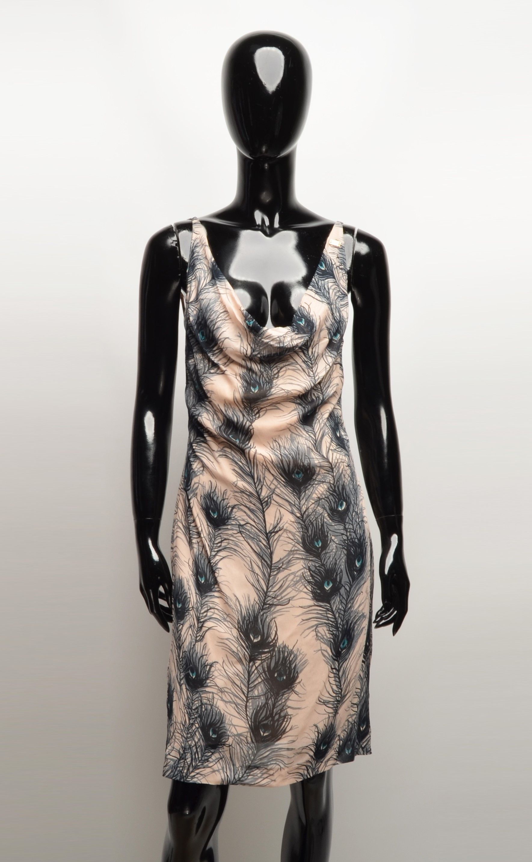 Miss Sixty Miss Sixty Vintage Y2K Feather Print Open Back Mini Dress Size S / US 4 / IT 40 - 1 Thumbnail