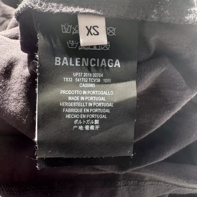 Balenciaga Balenciaga FW18 Speed Hunters Portrait Print Logo Short Sle Size US XS / EU 42 / 0 - 6 Thumbnail