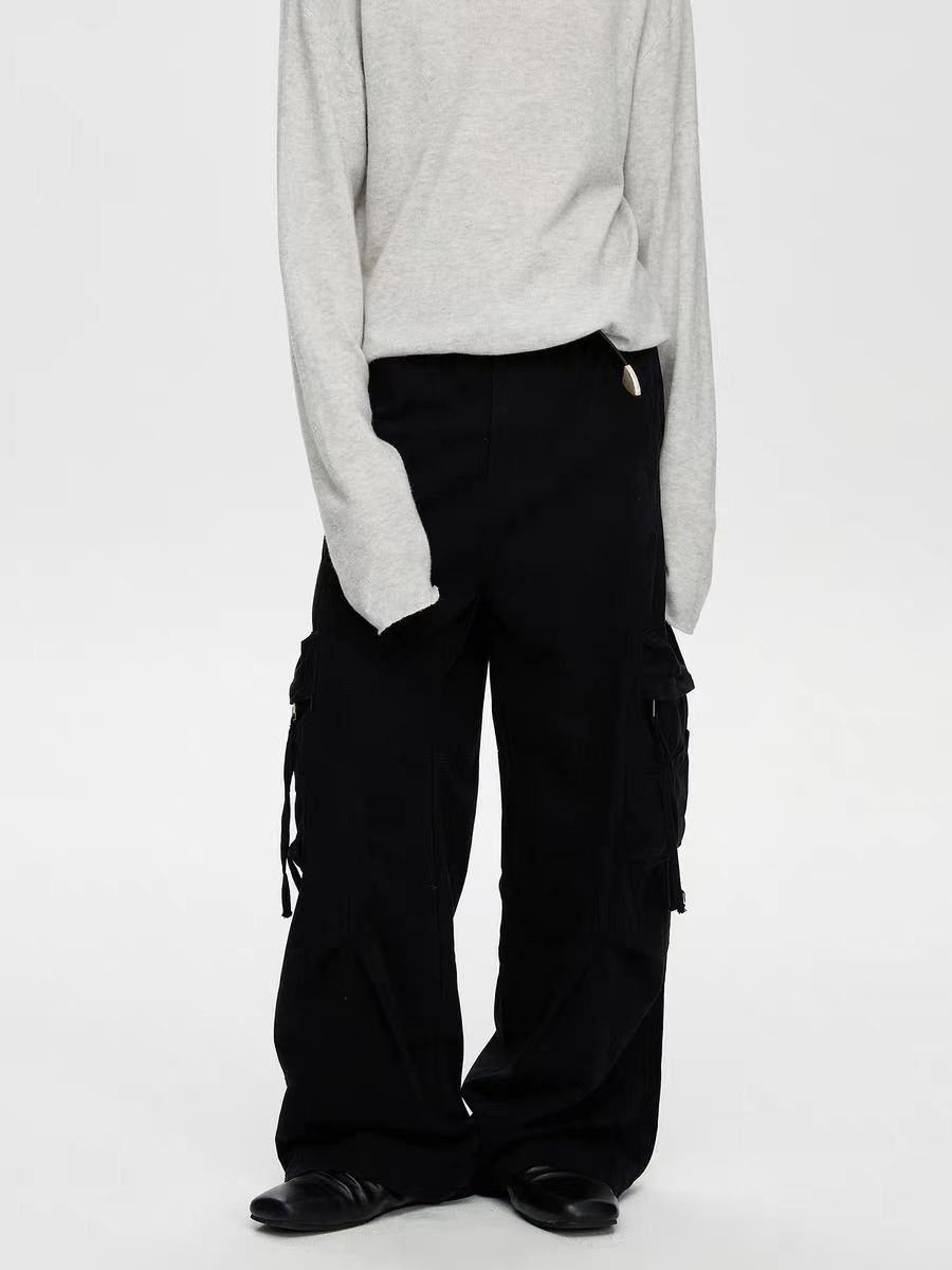 Jean Black workwear baggy casual pants Size US 30 / EU 46 - 1 Thumbnail