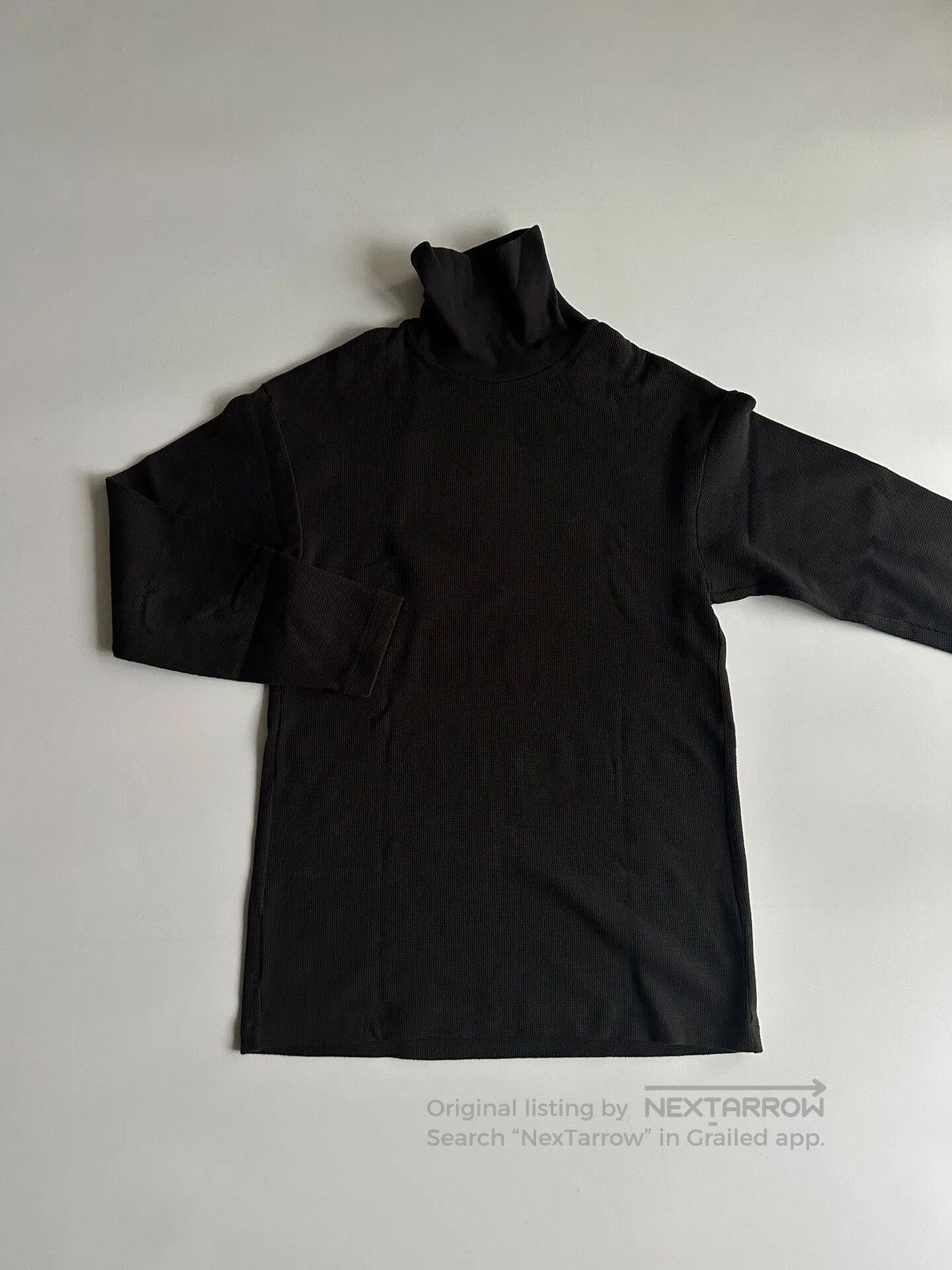 N.Hoolywood N.HOOLYWOOD Waffle-style high-neck long-sleeve shirt| Size US M / EU 48-50 / 2 - 1 Thumbnail