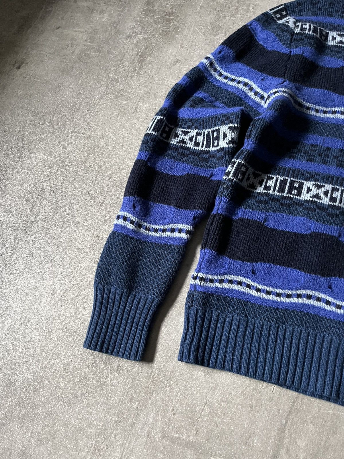 Acne Studios × Designer × Vintage Acne studios wool sweater blue rare Size US L / EU 52-54 / 3 - 3 Thumbnail