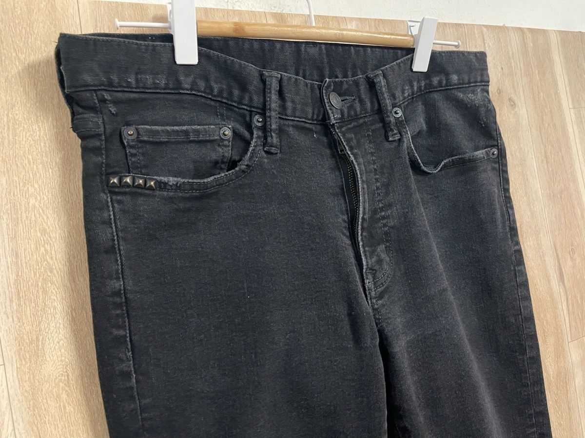 Hysteric Glamour × Japanese Brand Hysteric Glamour Black Skinny Jeans W30 L37 Distressed Punk Size US 30 / EU 46 - 6 Thumbnail