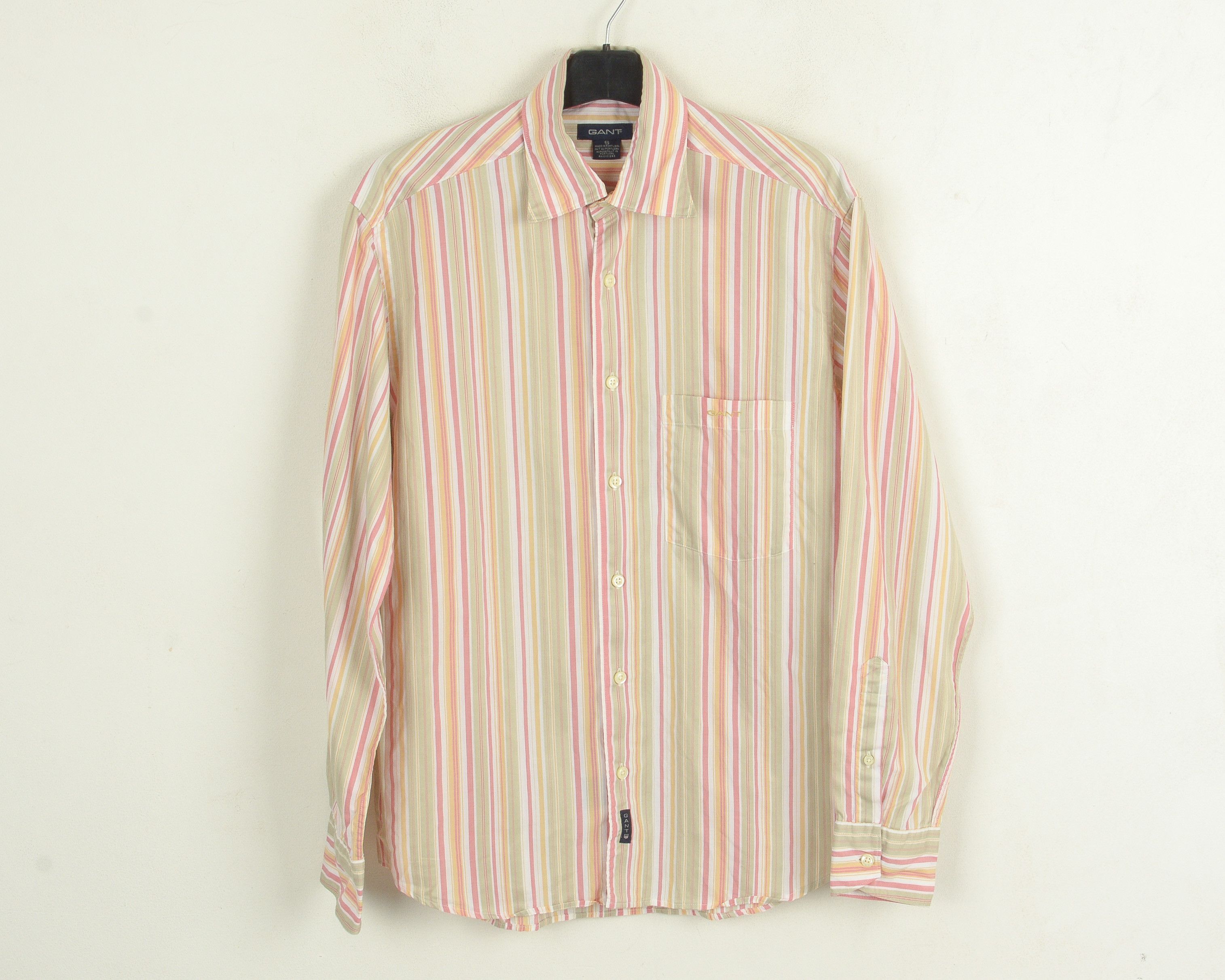 Gant GANT Slim Fit Casual Shirt Formal Long Sleeve Pinstripe Size US S / EU 44-46 / 1 - 1 Thumbnail