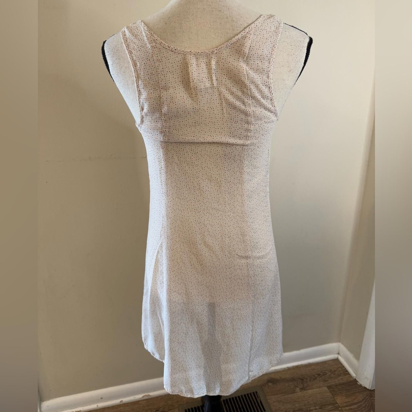 Quiksilver Quick Silver polka dot sheer swim coverup mini dress SZ XS Size XS / US 0-2 / IT 36-38 - 3 Thumbnail