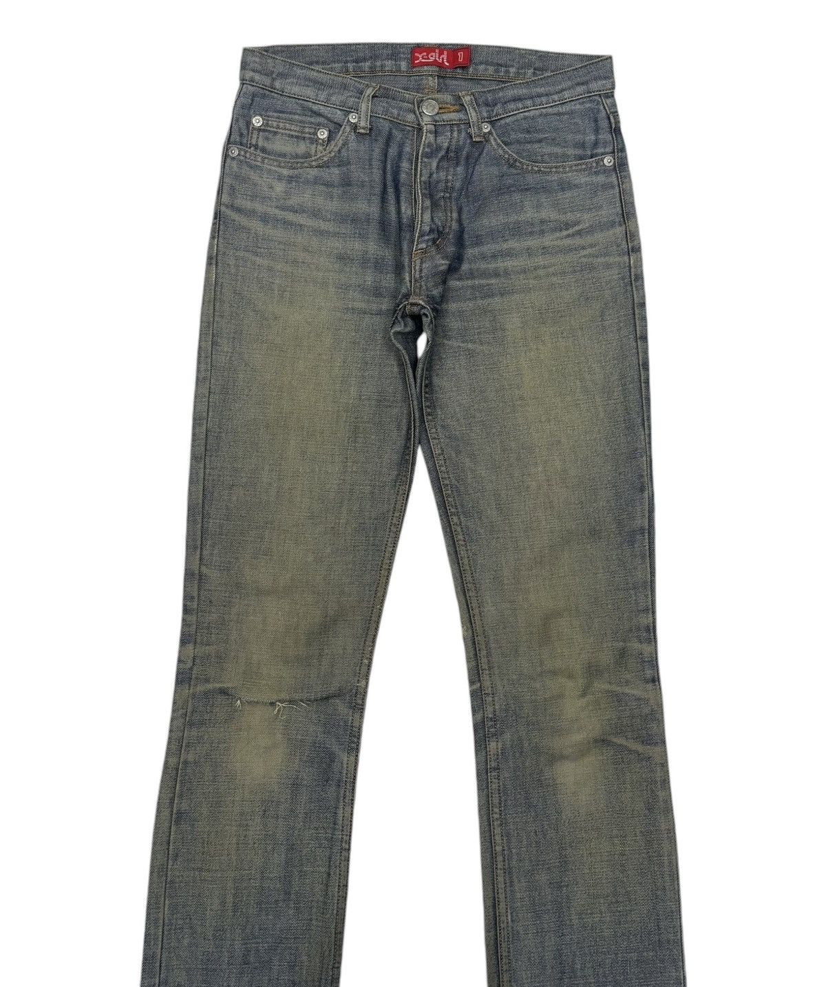 If Six Was Nine 🔥X-Girl Rusty Distressed Denim Jeans Size 28" / US 6 / IT 42 - 3 Thumbnail