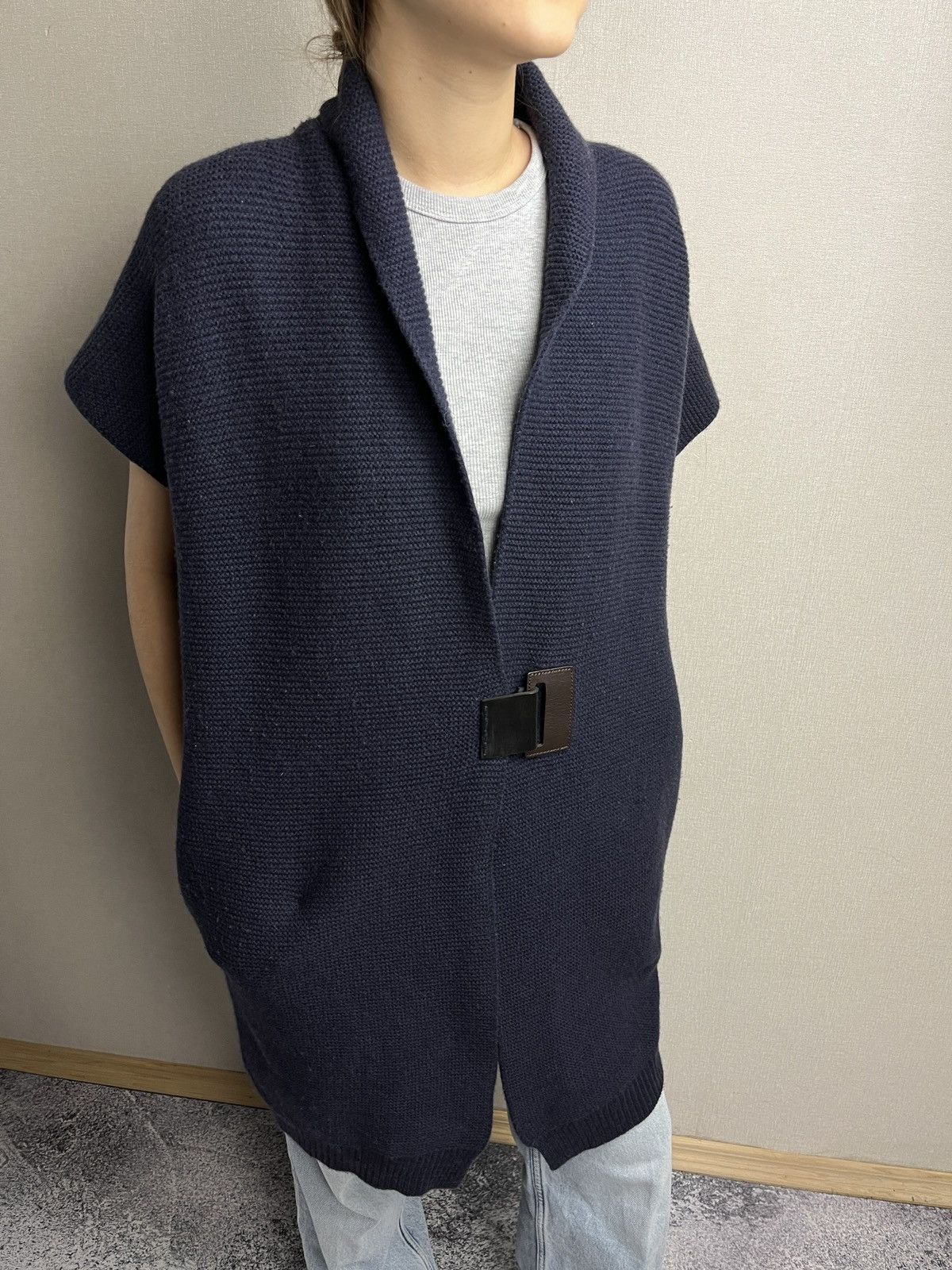Fabiana Filippi × Japanese Brand Fabiana Filippi Wool Cashmere Silk Sweater Cardigan Vest Size M / US 6-8 / IT 42-44 - 2 Thumbnail
