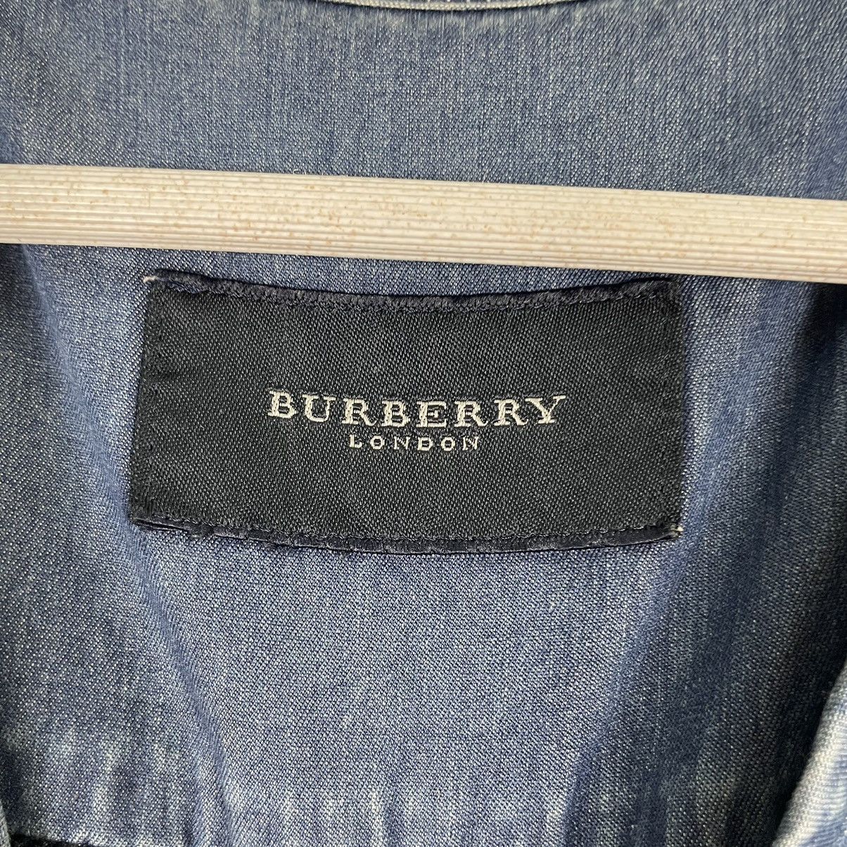 Burberry × Vintage 💥BURBERRY TANKTOP VEST DISTRESSED DENIM Size US L / EU 52-54 / 3 - 9 Thumbnail