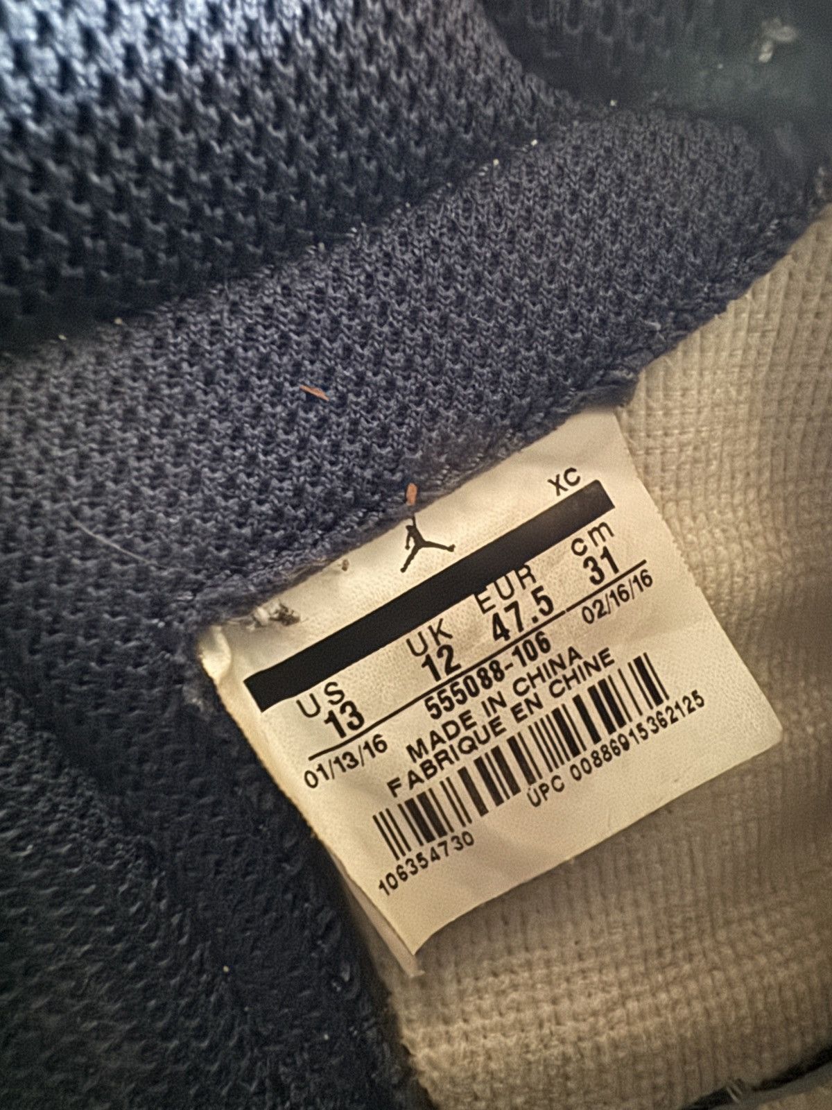 Jordan Brand Air Jordan 1 High OG Metallic Navy 2016 Size US 13 / EU 46 - 9 Thumbnail