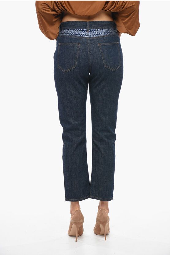 Missoni og1mm0724 Dark Wash Regular Fit Denims in Blue Size 30" / US 8 / IT 44 - 2 Thumbnail