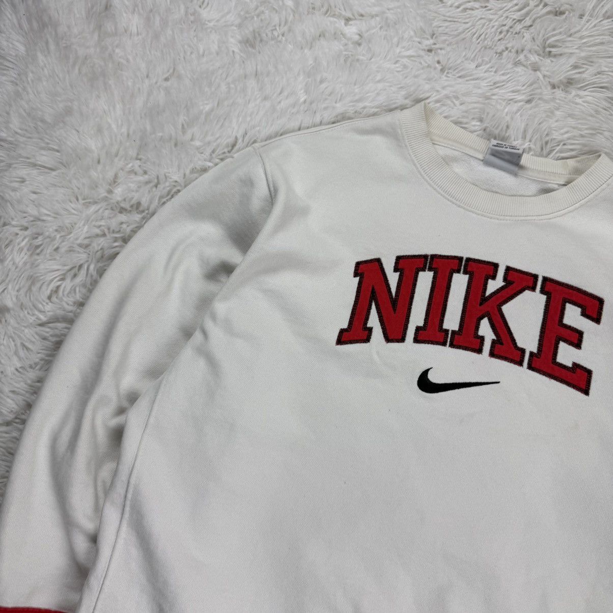 Nike Nike Sweatshirt Big Central Logo M Streetwear Drill Y2K Size US M / EU 48-50 / 2 - 3 Thumbnail