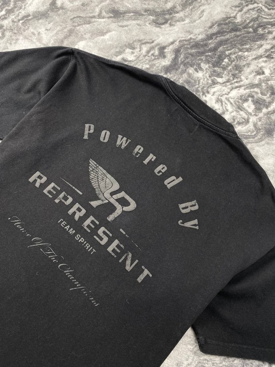 Represent Clo. Represent x Team Spirit T Shirt Big Logo Men Size L Black Size US L / EU 52-54 / 3 - 3 Thumbnail