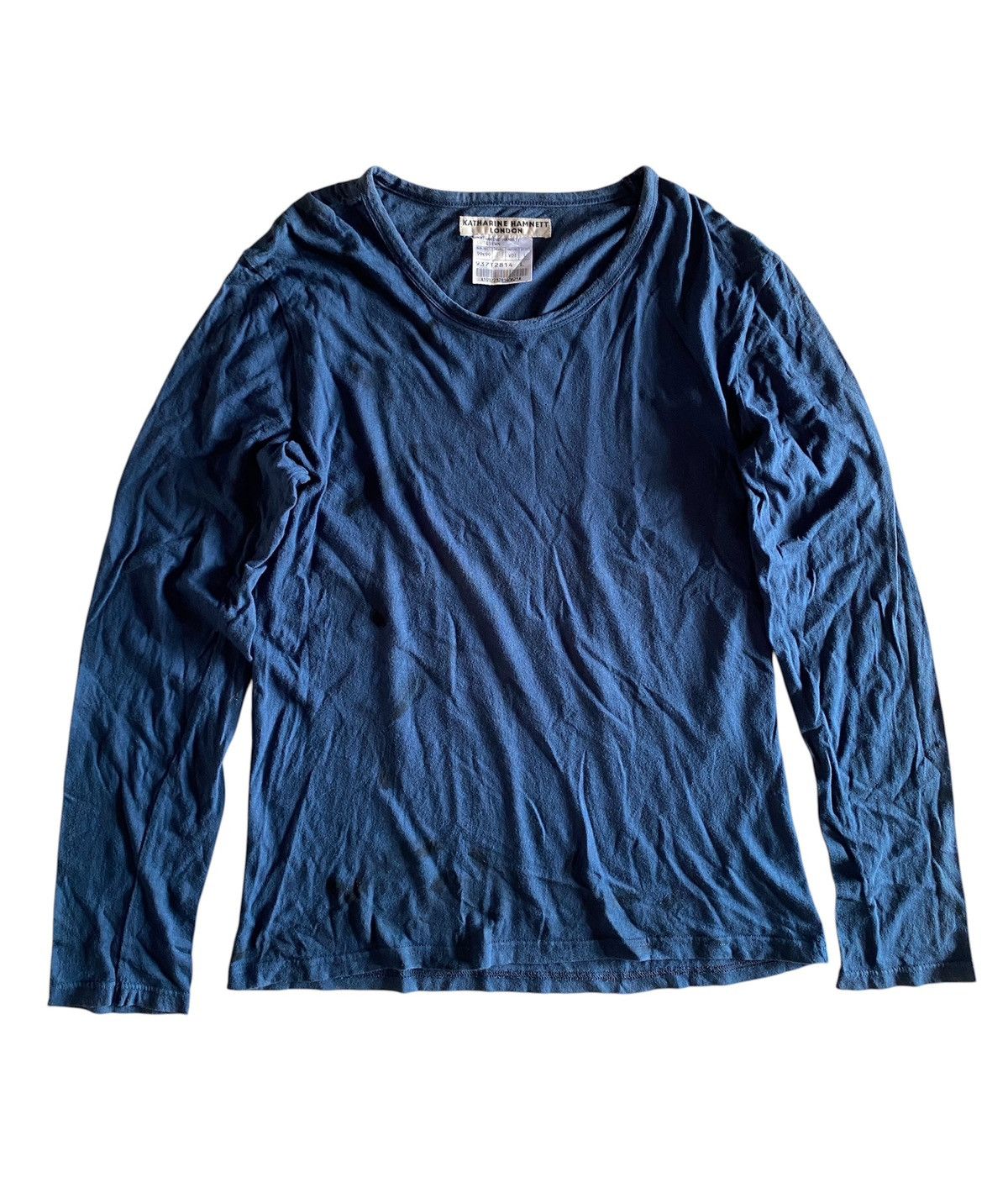Katharine Hamnett London Vintage Katharine Hamnett London Blank LS Tee Size US L / EU 52-54 / 3 - 1 Thumbnail