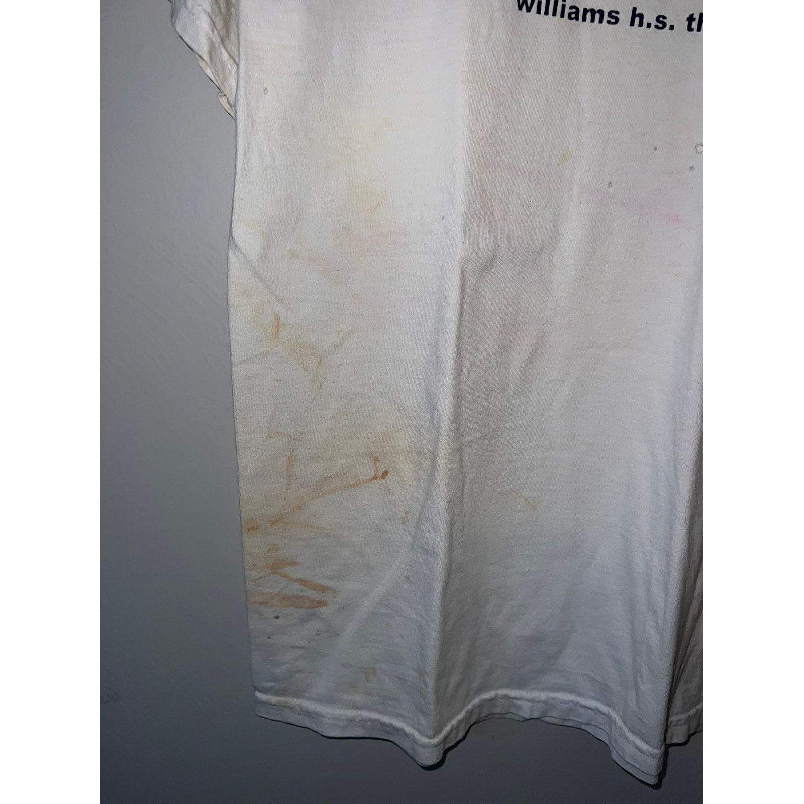 Gildan Vintage Theater Shirt Eat Sleep White Stained Medium Size US M / EU 48-50 / 2 - 5 Thumbnail