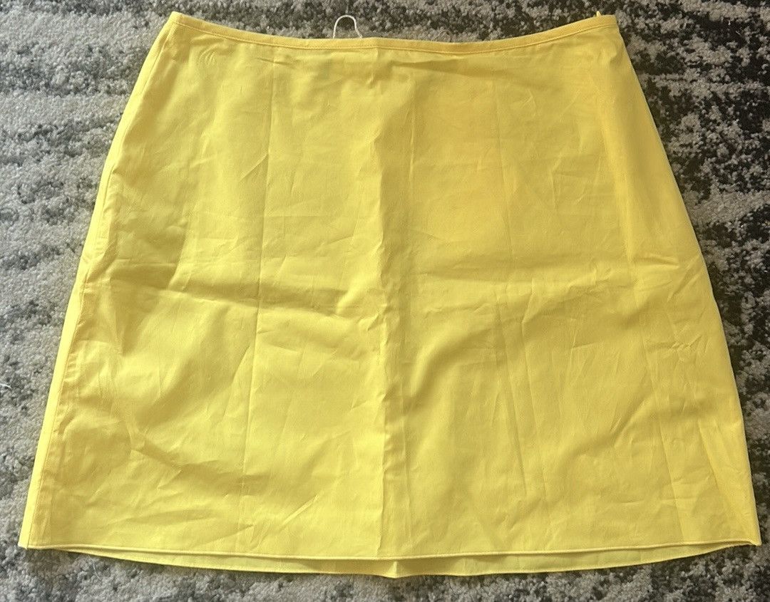 Marni Marni Yellow Popeline Cotton Skirt size 40 Size 27" / US 4 / IT 40 - 5 Thumbnail