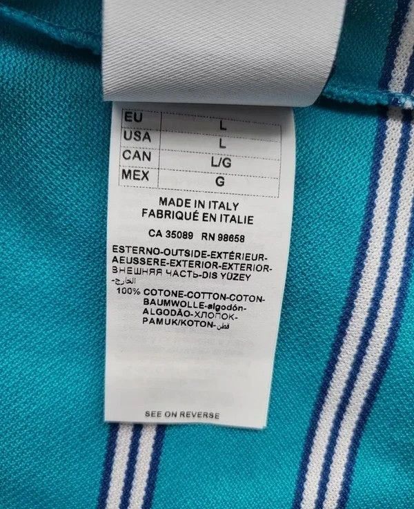 Paul & Shark RRP300€ PAUL&SHARK sz L T-shirt Yachting Striped New Cotton Size US L / EU 52-54 / 3 - 7 Thumbnail