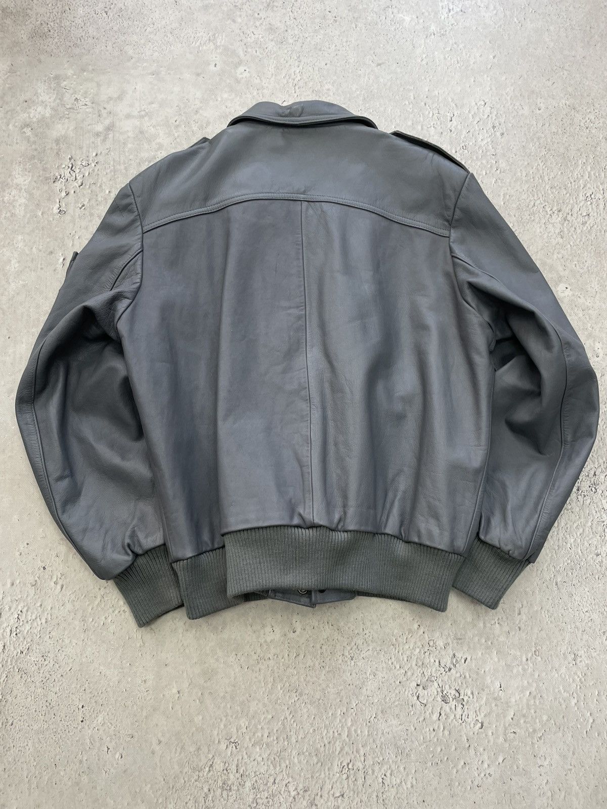 Schott Leather aviation leather jacket schott style retro style y2k Size US M / EU 48-50 / 2 - 13 Thumbnail