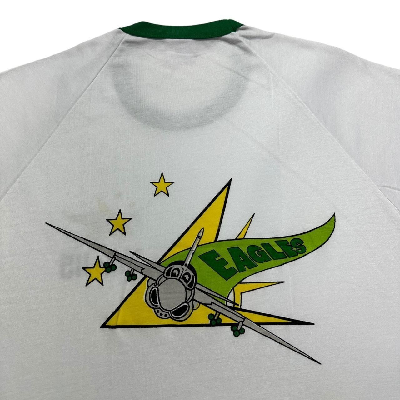 Hanes × Vintage Vintage Eagles VA-115 Plane Ringer T-Shirt Size US XL / EU 56 / 4 - 3 Thumbnail
