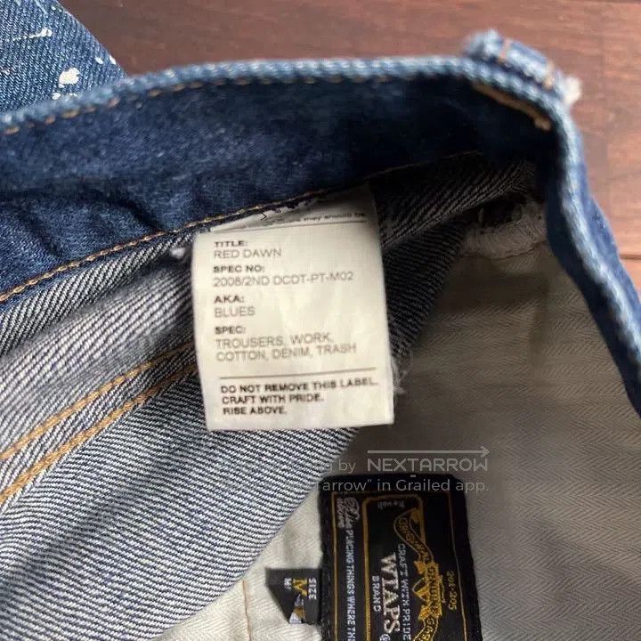 Wtaps Wtaps size M Punched Embroidered Jeans Size US 39 - 6 Thumbnail