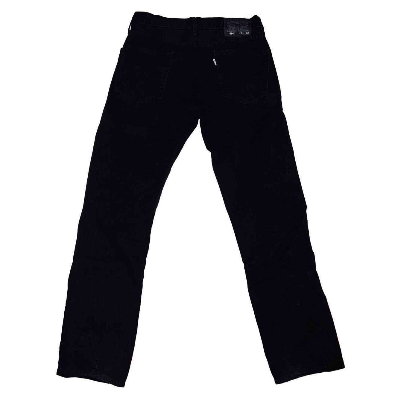 Levi's Levi's 514 Pants Mens 31x32 Black Straight Leg Chino Pants Size US 31 - 2 Thumbnail
