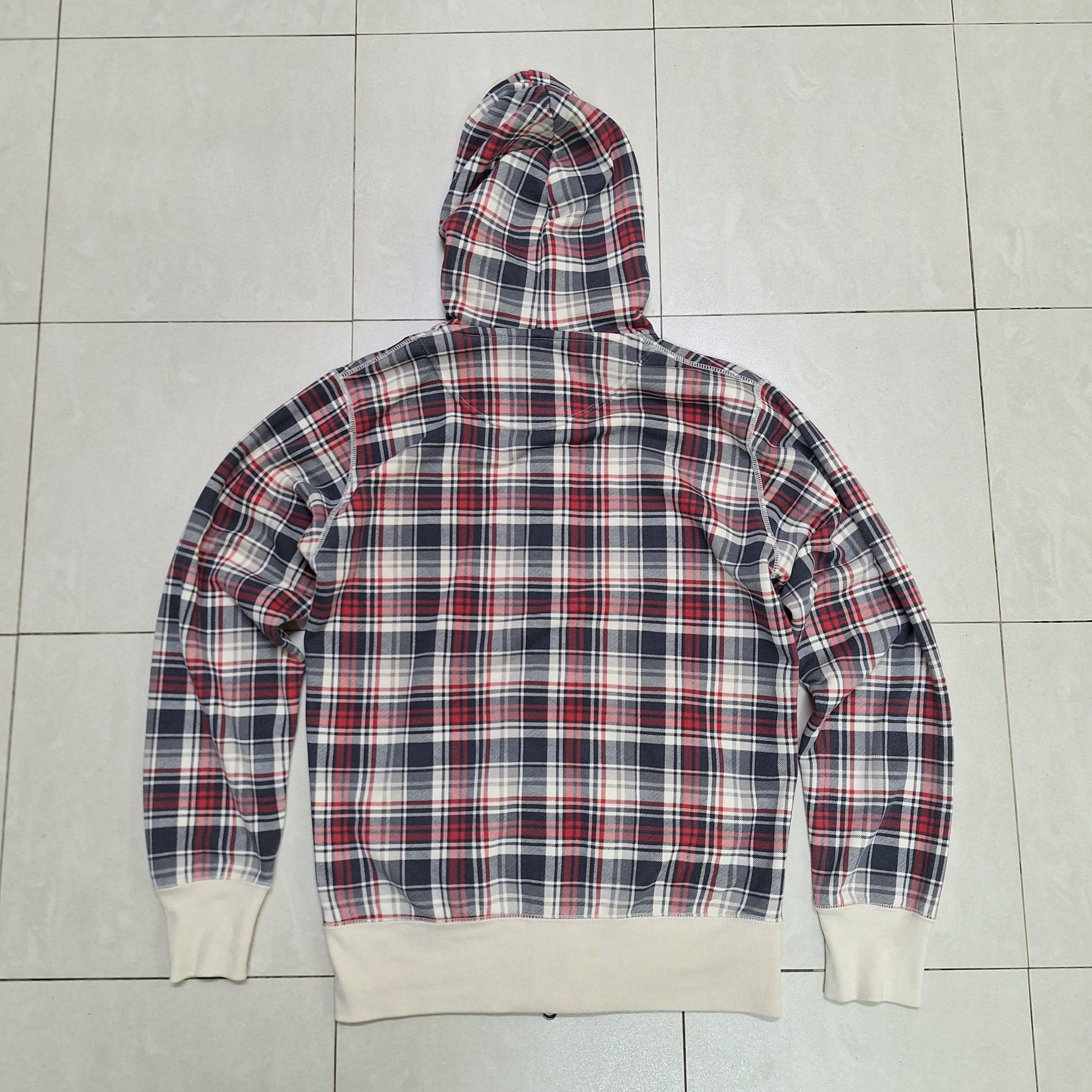 Uniqlo Uniqlo Hoodie Plaid Double Zipper Size S / US 4 / IT 40 - 9 Thumbnail
