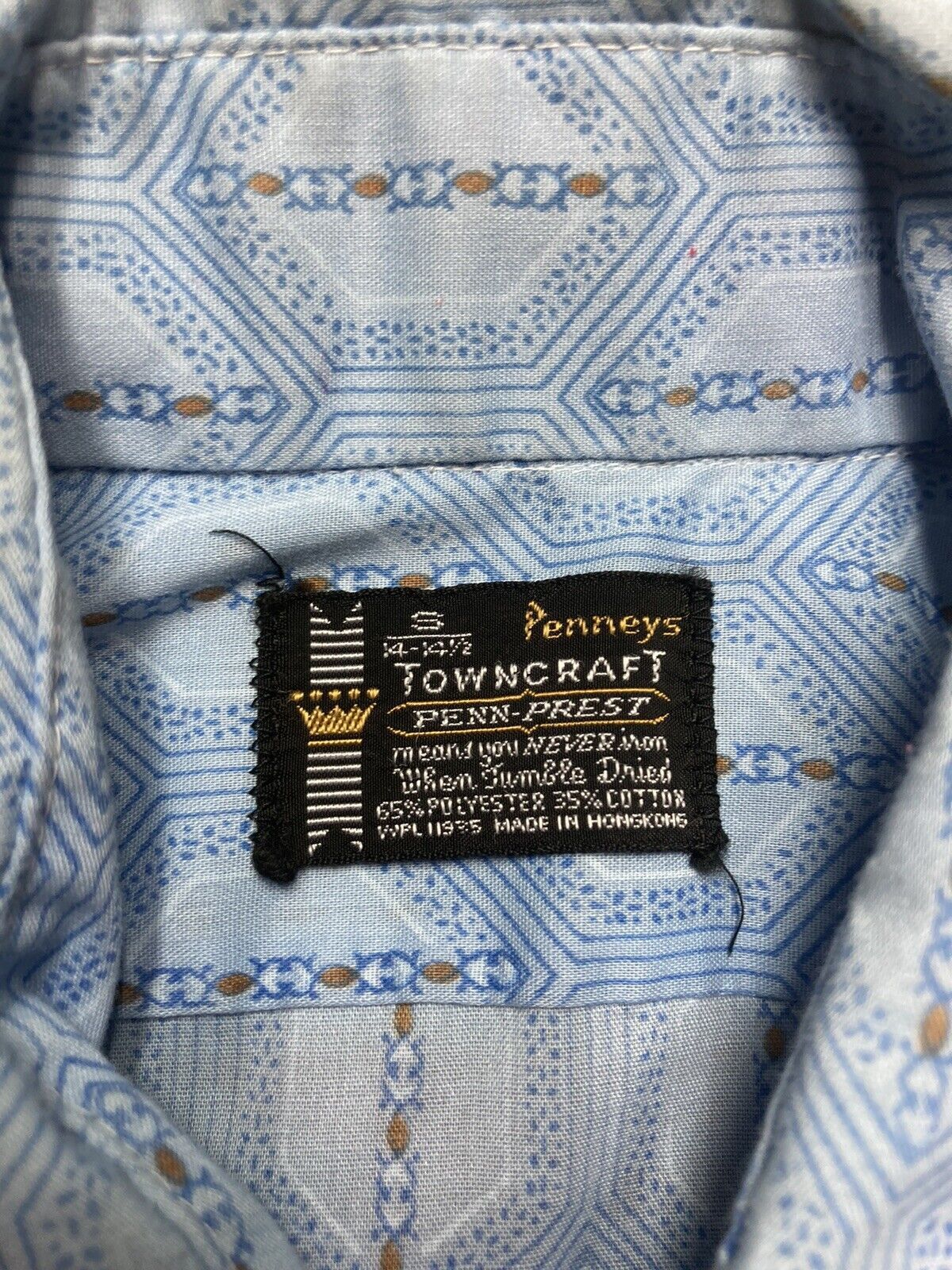 Vintage VTG 60s button shirt Penney’s Towncraft rockabilly small Size US S / EU 44-46 / 1 - 4 Thumbnail