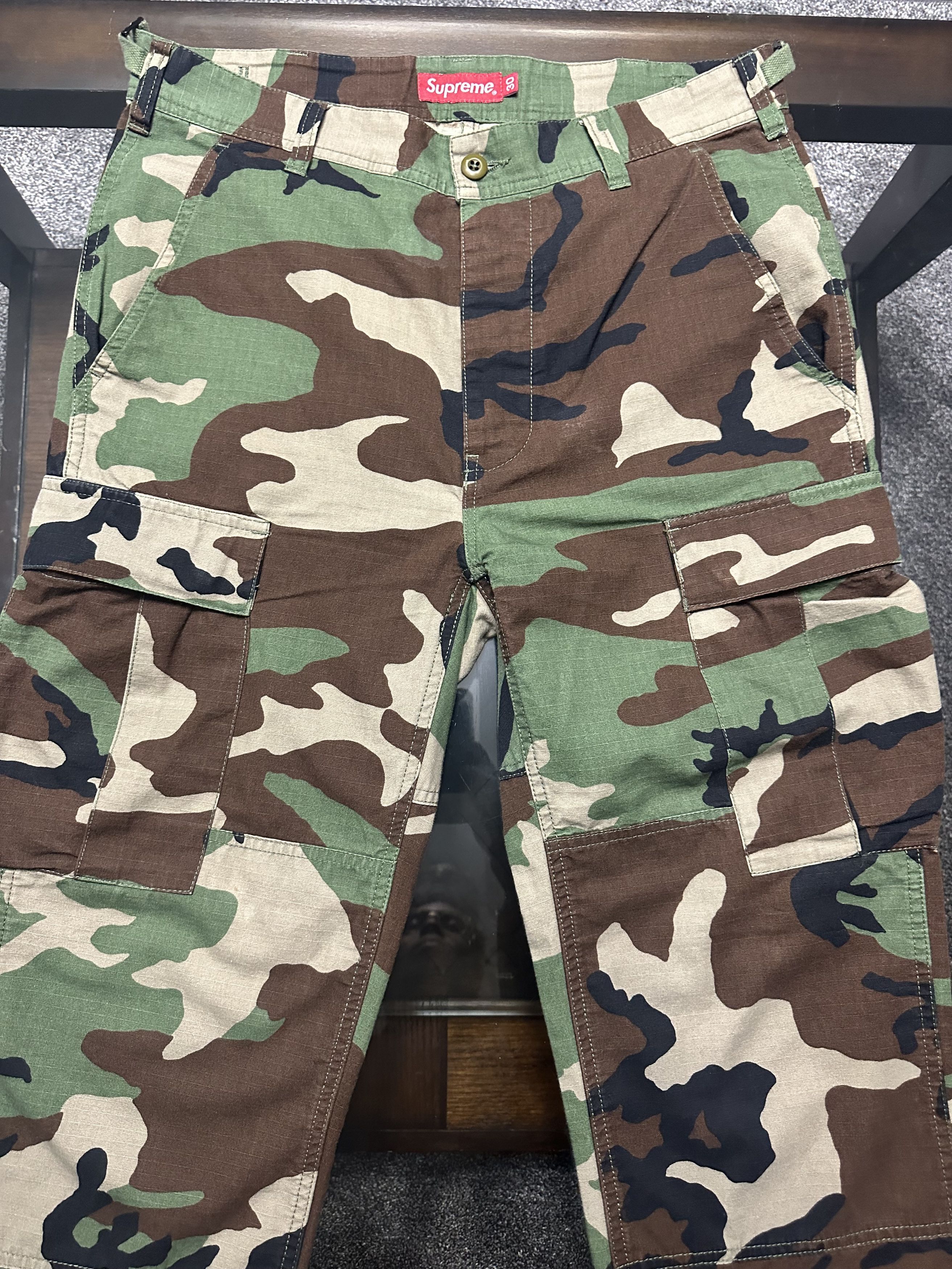 Supreme SS15 Woodland Camo Cargo Pant | Grailed