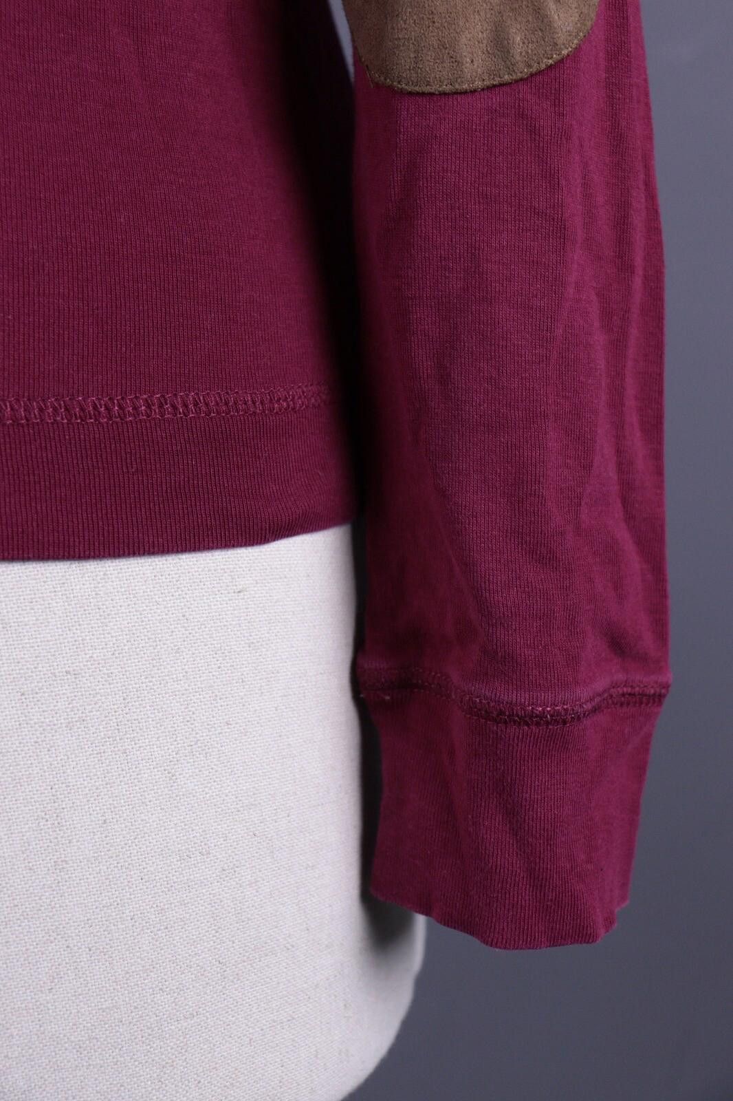 Designer Lauren Jeans Co. Ralph Lauren Burgundy Top Shirt Sz M Size M / US 6-8 / IT 42-44 - 10 Thumbnail