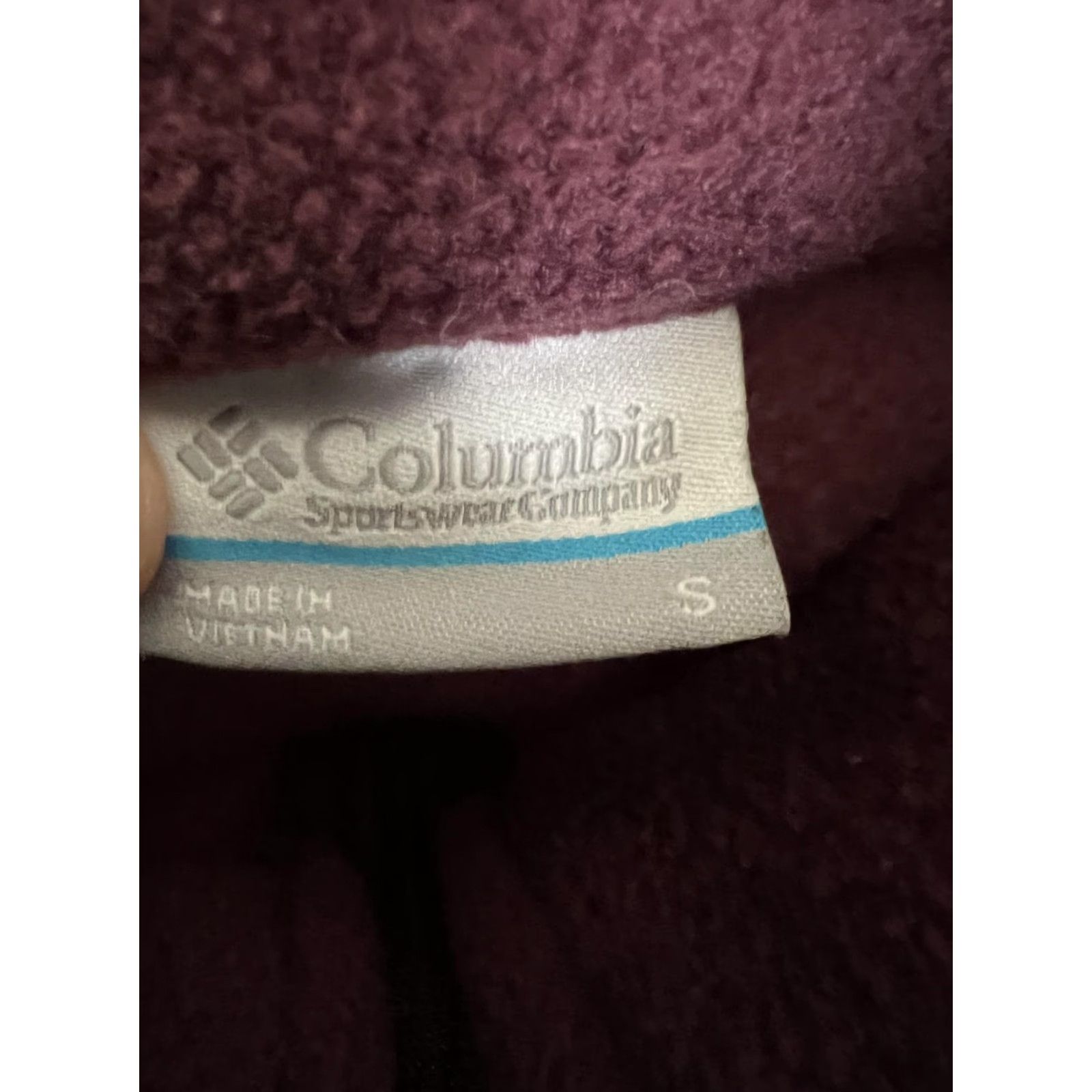 Vintage Columbia Jacket Womens Small Purple Fleece Full Zip Lightweight Casual Outdoors Size S / US 4 / IT 40 - 5 Thumbnail