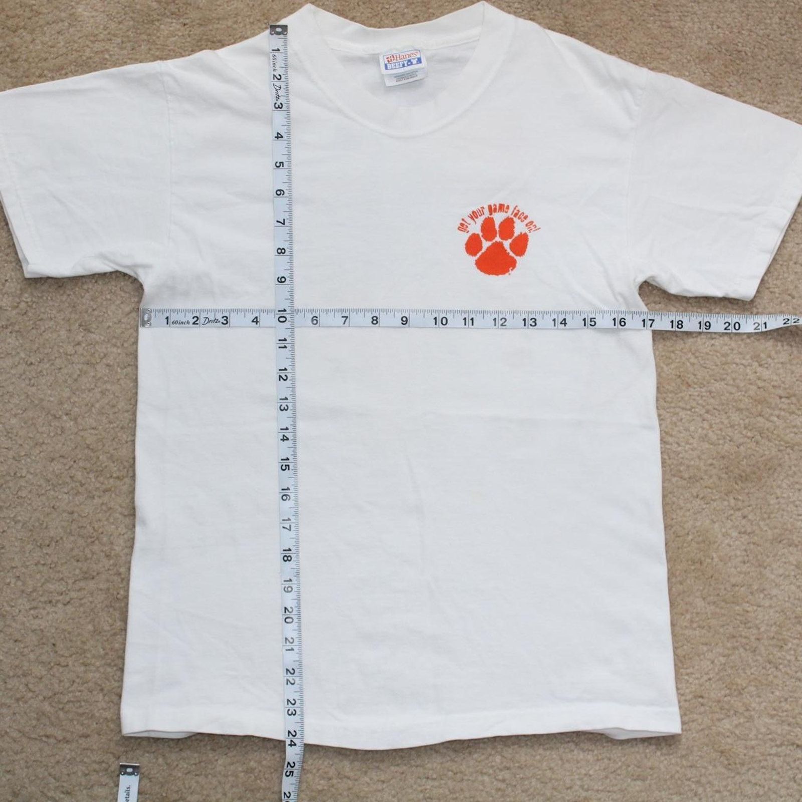 Other White Vintage Y2K Clemson Tigers Football Graphic Tee Size US S / EU 44-46 / 1 - 2 Thumbnail