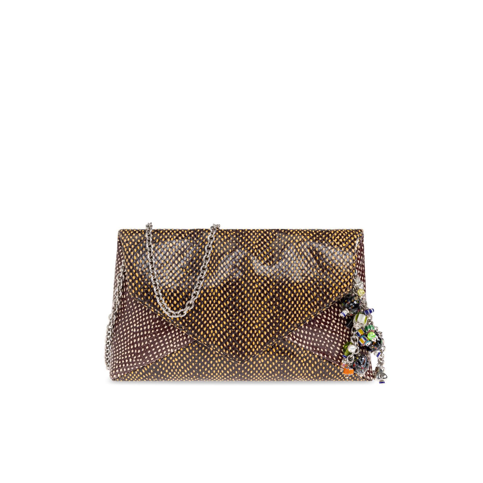 Dries Van Noten DRIES VAN NOTEN Brown Envelope Clutch New And Authentic Size ONE SIZE - 1 Thumbnail
