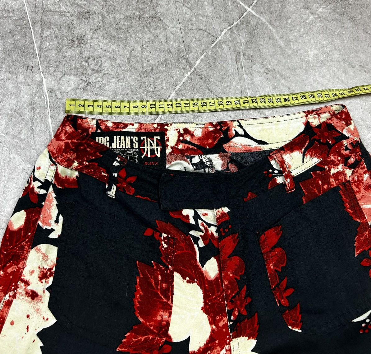 Jean Paul Gaultier Vintage JPG Jean's Jean Paul Gaultier Floral Pants Size 26 Size 26" / US 2 / IT 38 - 17 Thumbnail