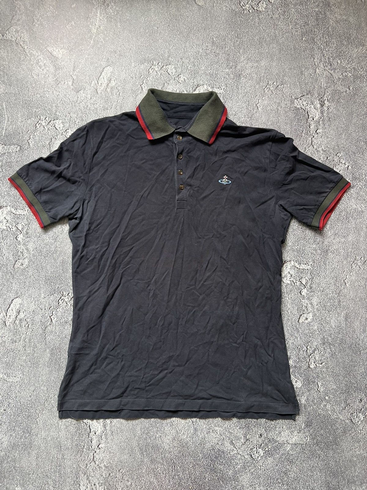 Vivienne Westwood VIVIENNE WESTWOOD Polo Shirt Black Size XXL Size US XXL / EU 58 / 5 - 1 Thumbnail