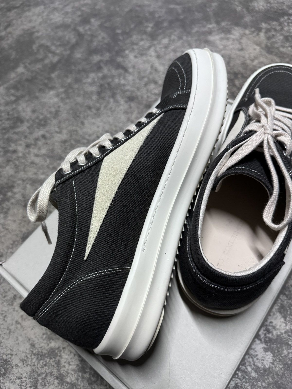 Rick Owens × Rick Owens Drkshdw Rick Owens Vintage Vans EDFU 2023 Size US 12 / EU 45 - 10 Thumbnail