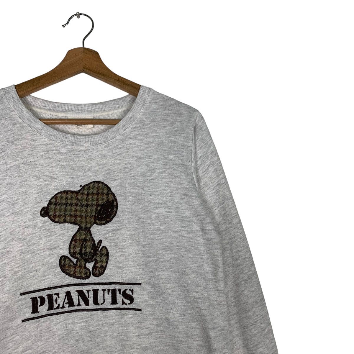 Peanuts PEANUTS Snoopy Big Logo Sweatshirts #0713-C33 Size US L / EU 52-54 / 3 - 5 Thumbnail
