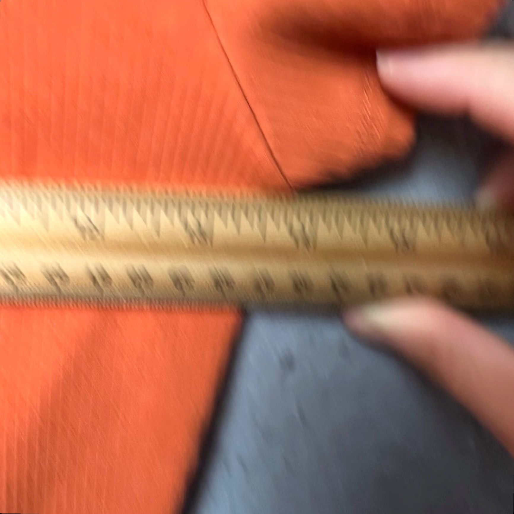 Garage Garage Large Orange Ribbed Cropped T-Shirt Short Sleeve Stretch Fabric Women’s Adult L Orange Cropped Shirt 90s? Size L / US 10 / IT 46 - 5 Thumbnail