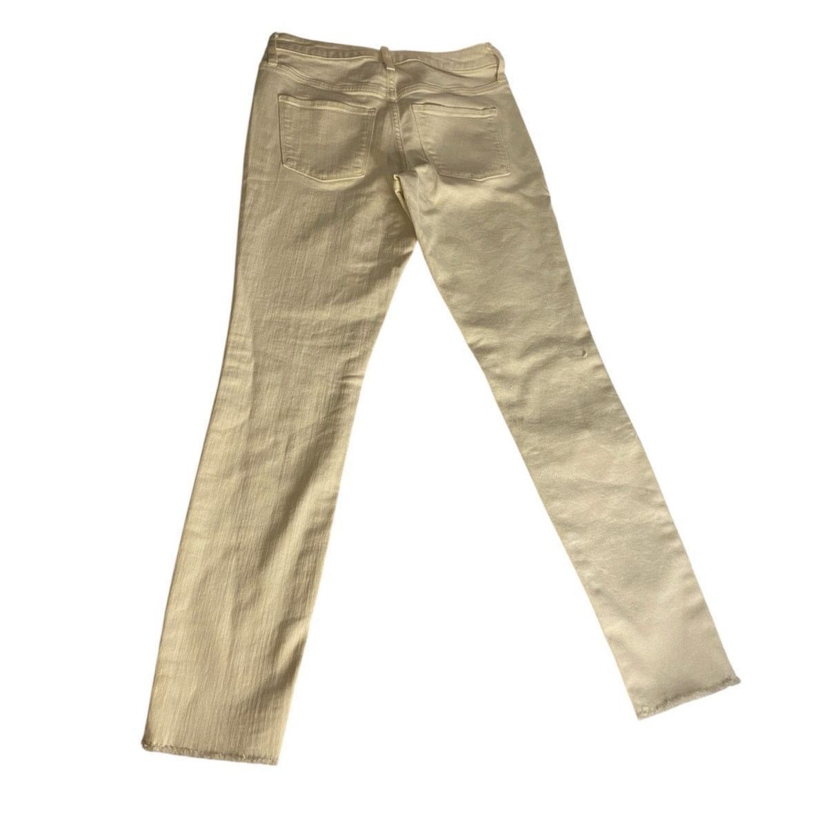 Other Neutral Minimalist Beige High Rise Skinny Jeans 2/26 Size 26" / US 2 / IT 38 - 6 Thumbnail