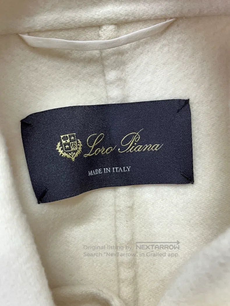 Loro Piana LORO PIANA White Cashmere Long Coat Size XS / US 0-2 / IT 36-38 - 4 Thumbnail