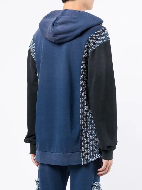 Alchemist Alchemist Patchwork detail cotton hoodie Size US XXL / EU 58 / 5 - 4 Thumbnail