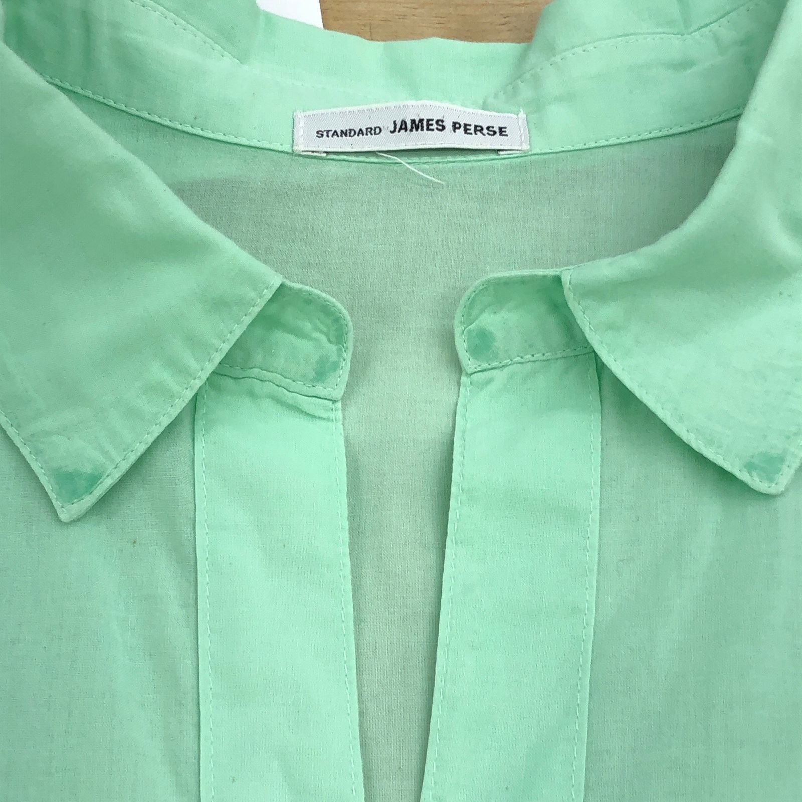 James Perse James Perse Size 3 US L Top 3/4 Sleeve Button Up *BLEMISH Size L / US 10 / IT 46 - 15 Thumbnail